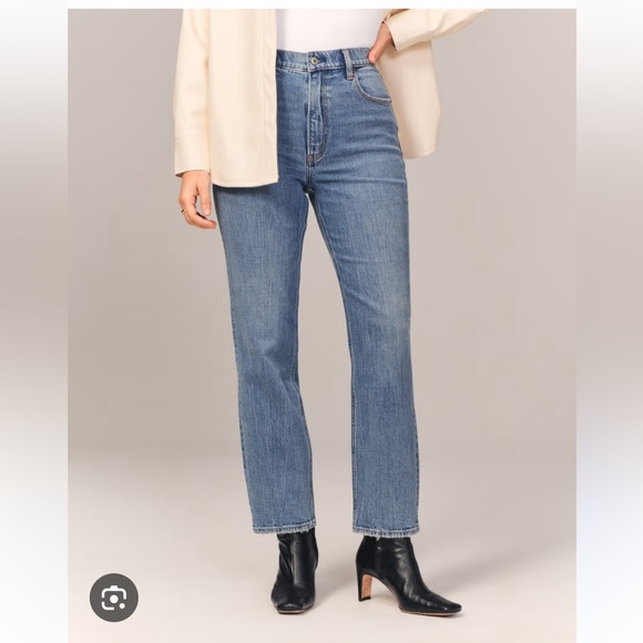Abercrombie the ankle straight ultra high rise NWT - Picture 9 of 9